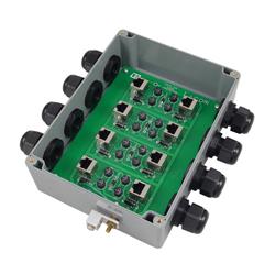 防风雨、多端口10/100 Base-T 5类浪涌保护器（避雷器）  - RJ45插座的图片