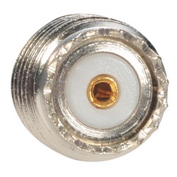 同轴线缆50欧姆适配器，Mini UHF母头/公头直角式的图片