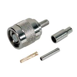 反极性TNC插头连接器，压接型，用于RG174、RG188、RG316线缆的图片