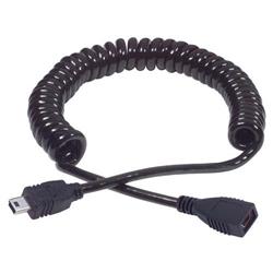 USB卷缆 – Mini B型5插脚公头/母头，0.5m到2.0 m的图片