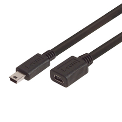 特优型USB  Mini B型5插脚线缆，公头/母头，3.0m的图片