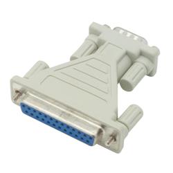 模制AT转接器，大型，DB25母头 / DB9公头的图片