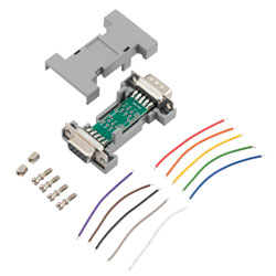 塑料PCB跳线盒，DB9公头/母头的图片