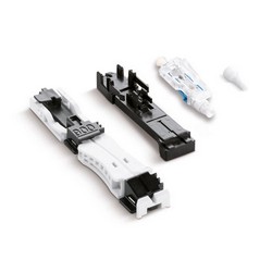 LC连接器，用于XPFIT-KIT，50/125，OM2，黑，12件/袋的图片