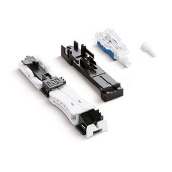SC连接器，用于XPFIT-KIT，50/125，OM3，天蓝，12件/袋的图片