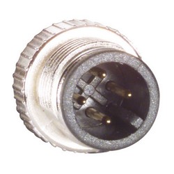 M12 4针D编码公头/母头线缆，0.5m的图片