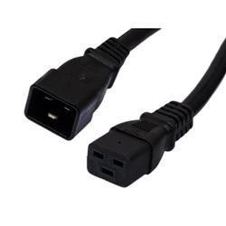 Server/PDU Power Cord - C20 to C19 - 20 Amp - 15 FT - Black的图片