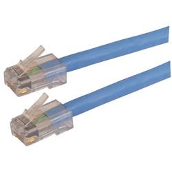 6类低烟无卤跳线，RJ45/RJ45，蓝，25英尺（7.6米）的图片