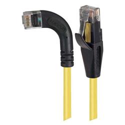 6类直角型RJ45以太网跳线，直通/直角左出线，黄，1英尺（0.3米）的图片