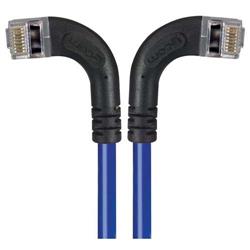 屏蔽6类直角型跳线，直角左出线/直角右出线，蓝，1英尺（0.3米）的图片