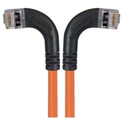 屏蔽6类直角型跳线，直角左出线/直角右出线，橙，3英尺（0.9米）的图片