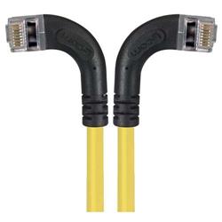 屏蔽6类直角型跳线，直角左出线/直角右出线，黄，25英尺（7.6米）的图片
