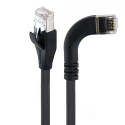 Braid Shielded Category 5e High Flex Right Angle Ethernet Cable, Straight/Right Angle Right, 5.0m的图片