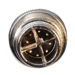 超6类M12 8针X编码SF/UTP工业级线缆，M12公头/M12公头，10米的图片