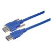 USB 3.0线缆，A型/带翼形螺丝A型，3米的图片
