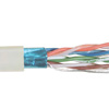 6类,PVC,带有箔屏蔽, 4对绞合,26AWG,1,000 ft/305m 线轴包装包装, 浅灰色的图片