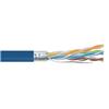 Cat6 F/UTP CMP Plenum Rated High Temp +105° 28AWG 4-Pair Stranded Slim-Line Blue, 1KFT的图片