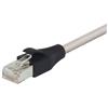 双屏蔽低烟无卤26AWG多股6类RJ45/RJ45跳线，灰，100英尺（30.5米）的图片