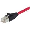 屏蔽6类线缆，RJ45/RJ45，PVC护套，红，60英尺（18.3米）的图片