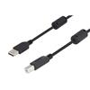 USB 2.0线缆，A型公头/B型公头，带磁环，3米的图片