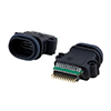 USB 2.0 Waterproof Type C panel mounted PC tail connector的图片